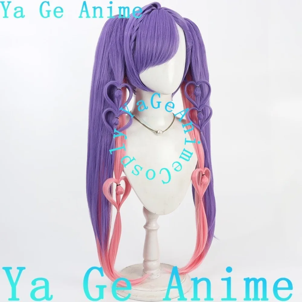 متجر Ya Ge أنيمي شرف الملوك أنجيلا شعر مستعار تأثيري ذيل حصان هالوين أنيمي لعبة عرض الواقع شعر مستعار شخصية #1