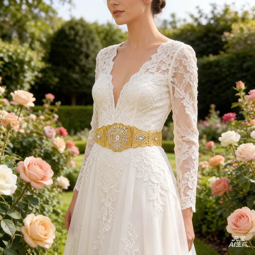 

Moroccan Belt Palace Noble Style Metal Gold plated Rhinestone Body Jewelry Wedding Bride Waist Chain Length Adjustable