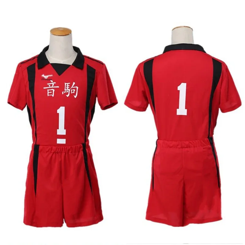 DY20Haikyuu!! Haikyuu T-Shirt Shorts Hinata Shoyo Cosplay Costume Karasuno Sportswear High School Uniform Jersey Christmas Party