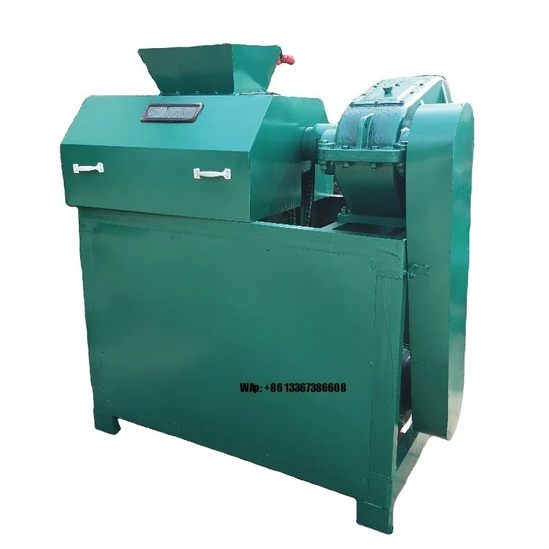 Double Roller Extrusion Granulator Organic Fertilizer Pellet Making Machine Ball Shape
