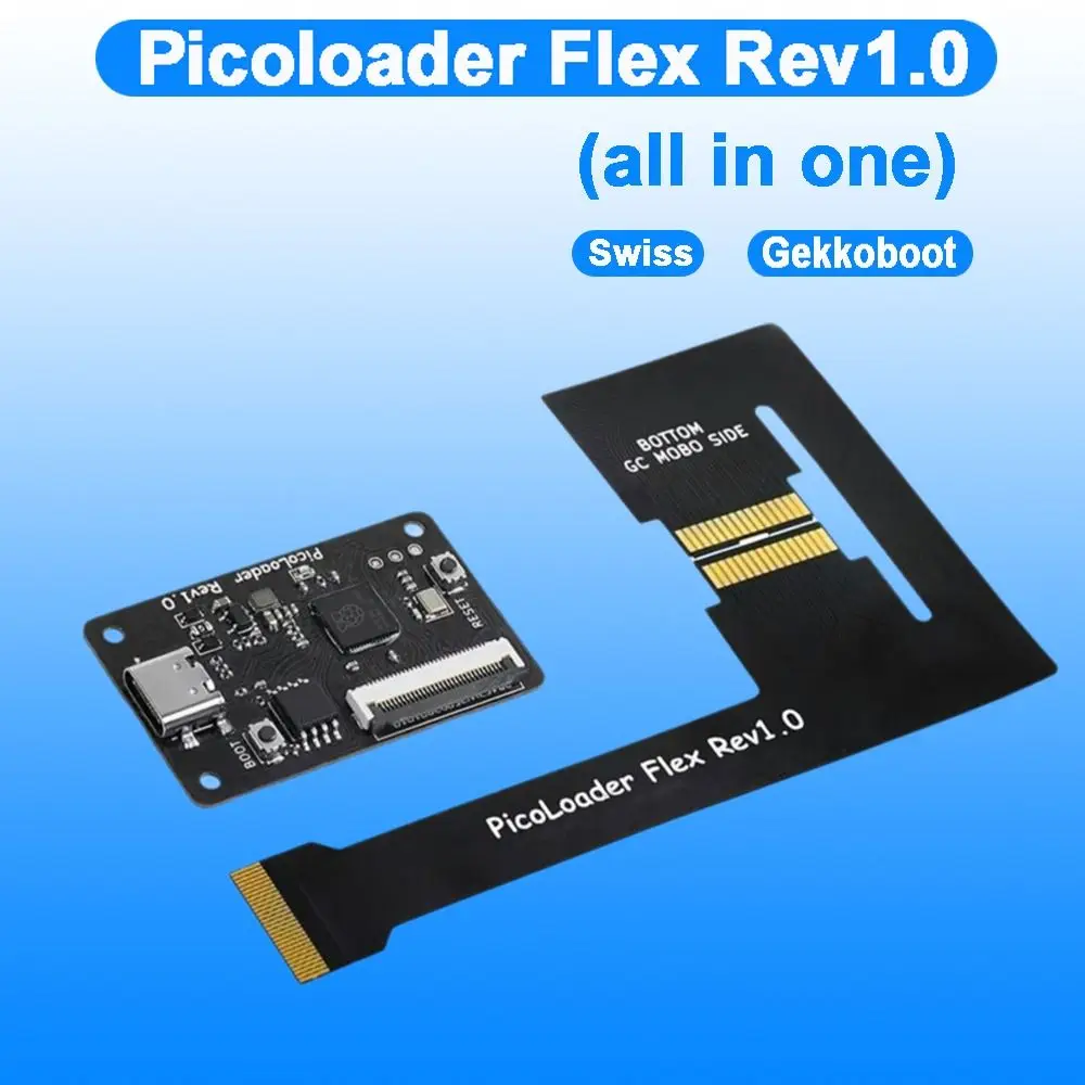 

Based on RP2040 For Picoloader Flex Cable Simple Solderless Open Source Module for Nintendo GameCube NGC dol-001/dol-101