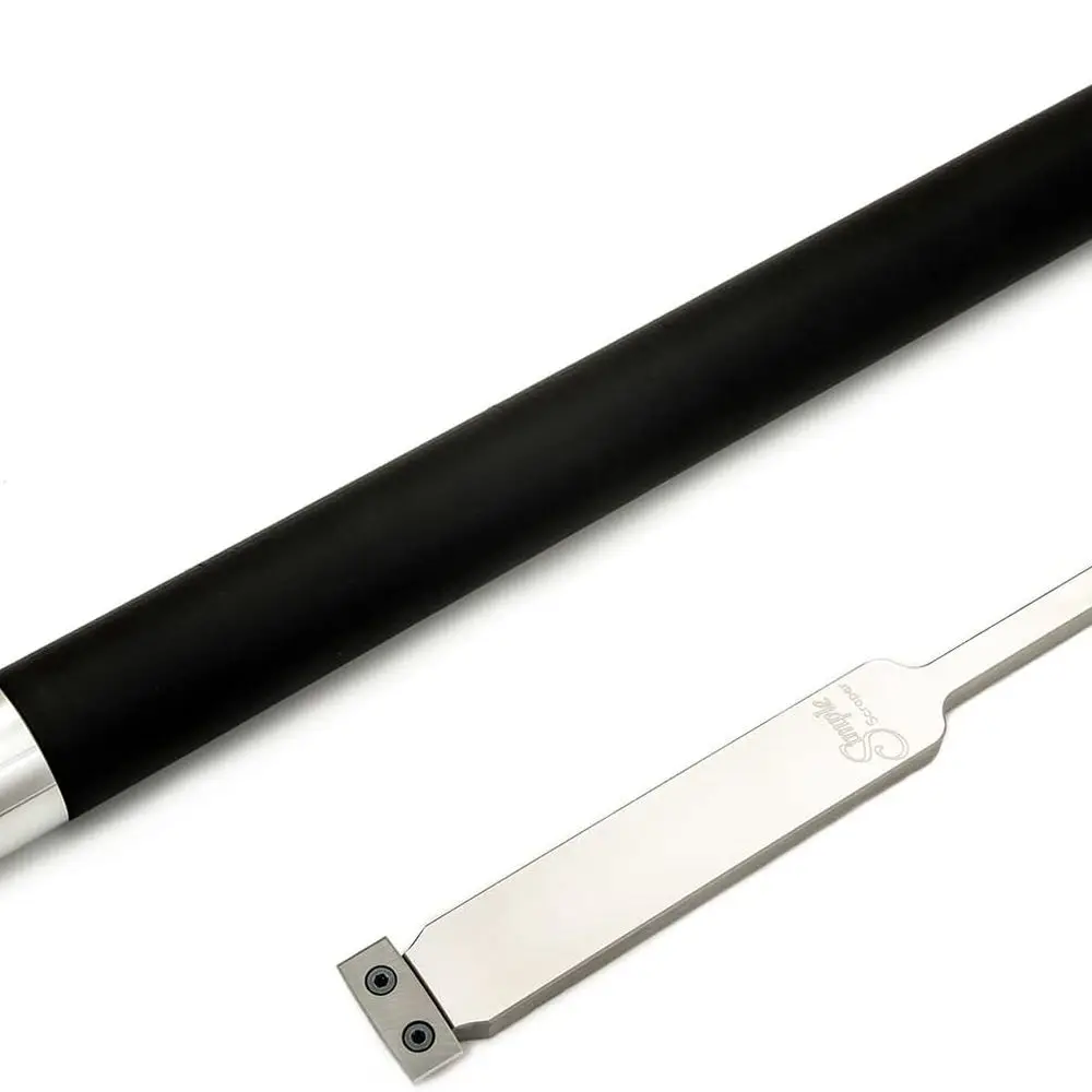 

Твердосплавный токарный скребок по дереву — инструмент для формирования и отделки, сделано в США, прямоугольный резак с отрицательными граблими и ручкой из пенопласта 17,