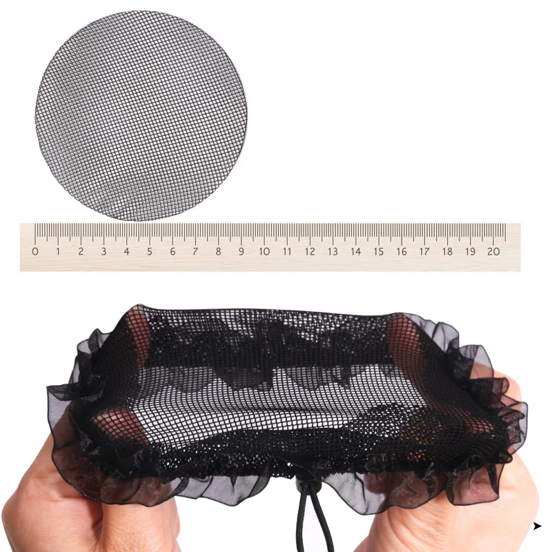 23pcs/bag Drawstring Hair Net & Hair Clips Set Elegant Dance Bun Hairnets Professional Hair Covers For Women view 3