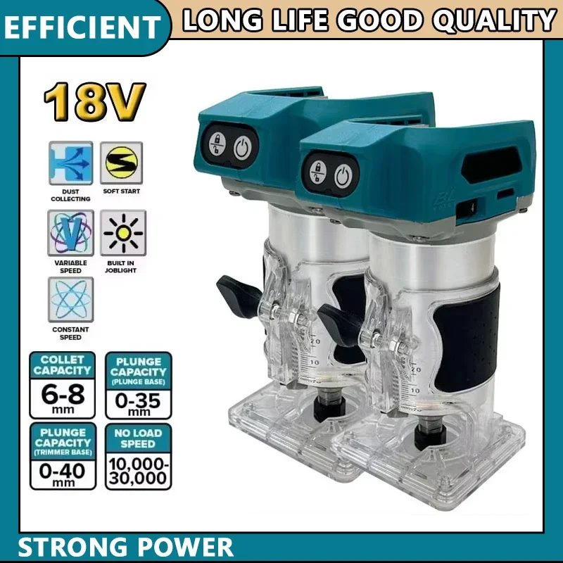 

Fit Makita DRT50 Milling Woodwork Engraving Machine Cordless Trimmer Rechargeable Trimming Machine Brushless Slotting Tool