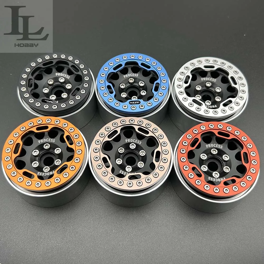 

4PCS 1.9inch2.2 inch metal wheels for 1/10 RC Crawler Car SCX10 km2 TRX4 90046 simulation climbing car Upgrade Accessories