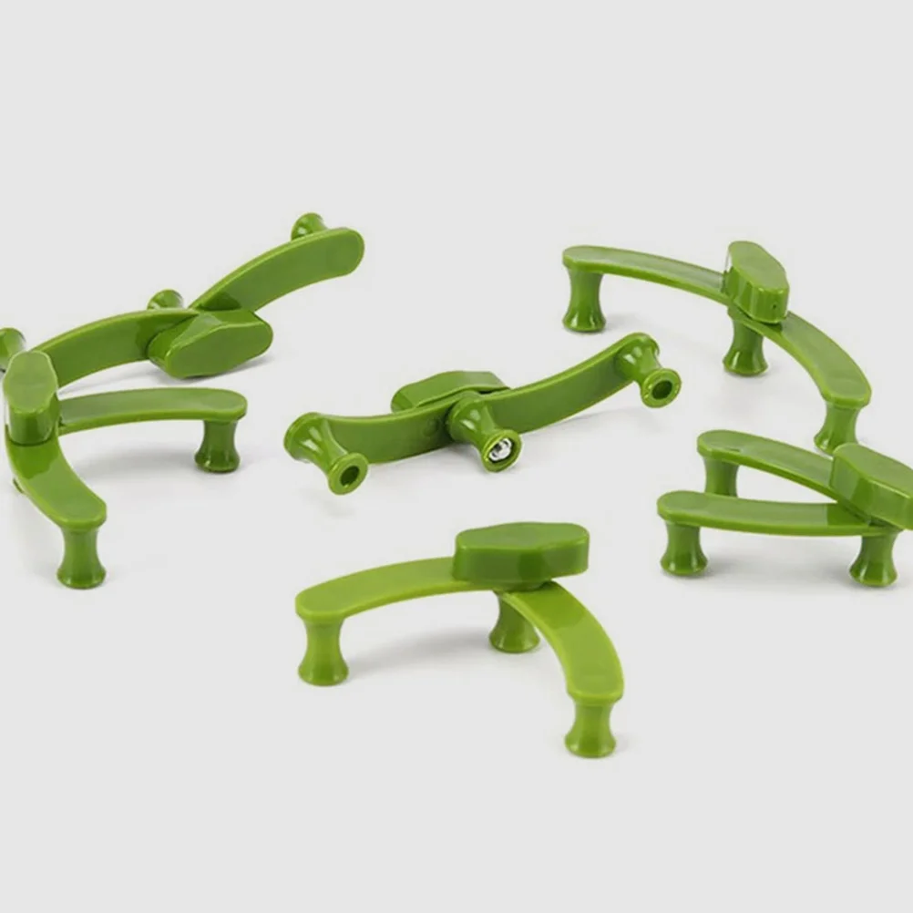 12 Pcs Branch Shaper Clips for Plants Training 1250X200X150CM Plastic Low Stress Fixing Adjustable Limb Spreaders Fruit Trees