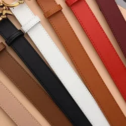 2024 New Genuine Cow Leather Women Belt  Fashion Designer Waistband for Women Casual Pants Waist Band High Quality Luxury Brand