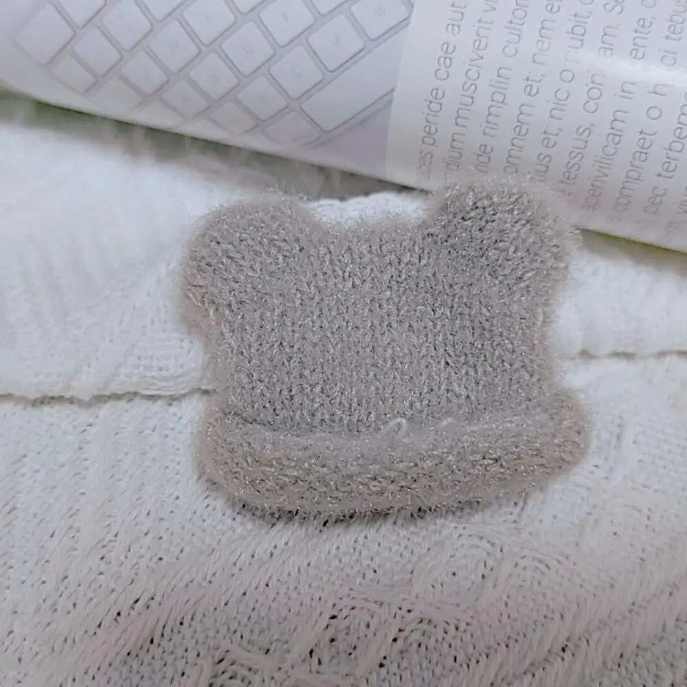 

Knitted Mini Knitted Hats Mini Handmade Materials DIY Doll Decorative Cap Colorful Cute Knitted Finger Cap BJD Doll
