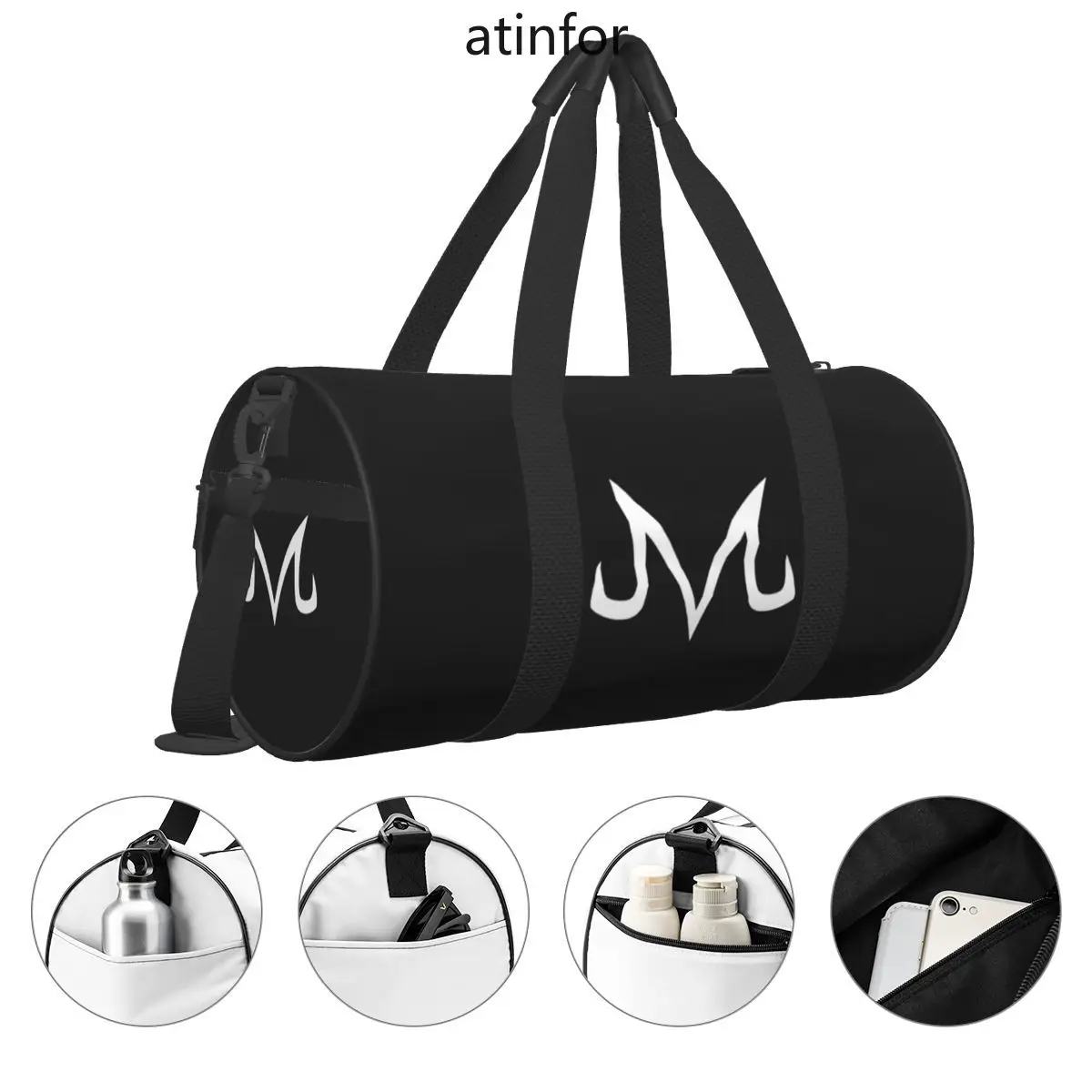 M Gym Bag Managa Cool กระเป๋าเดินทางกันน้ําอุปกรณ์เสริมการฝึกอบรมกระเป๋าถือที่กําหนดเองกระเป๋าฟิตเนสสําหรับชายหญิง