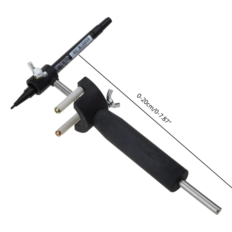 Upgraded Car Wheel Eyebrow Parallel Scriber Sheet Metal Dent Repair Tool Steel Material 0-20cm Automotive Repair Tool
