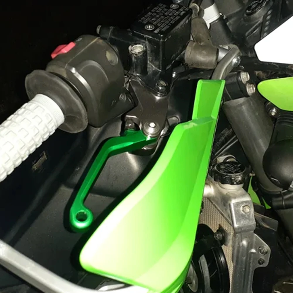 Motorcycle Foldable Brake Clutch Levers Handlebar Grips For KAWASAKI D-TRACKER D Tracker 1998 1999 2000 2001 2002 2003 2004-2016