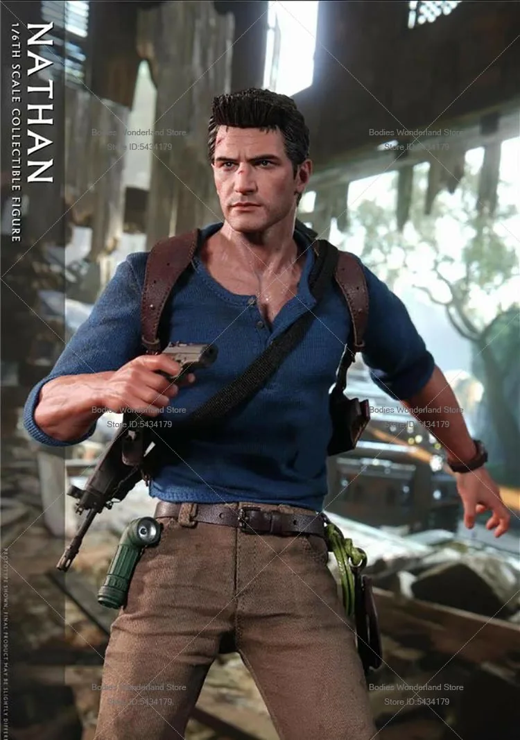 LimToys LIM012 1/6 Scale Adventure Games Series Uncharted Nathan Drake Male Soldier 12inch Action Figure Full Set Toys for Fans