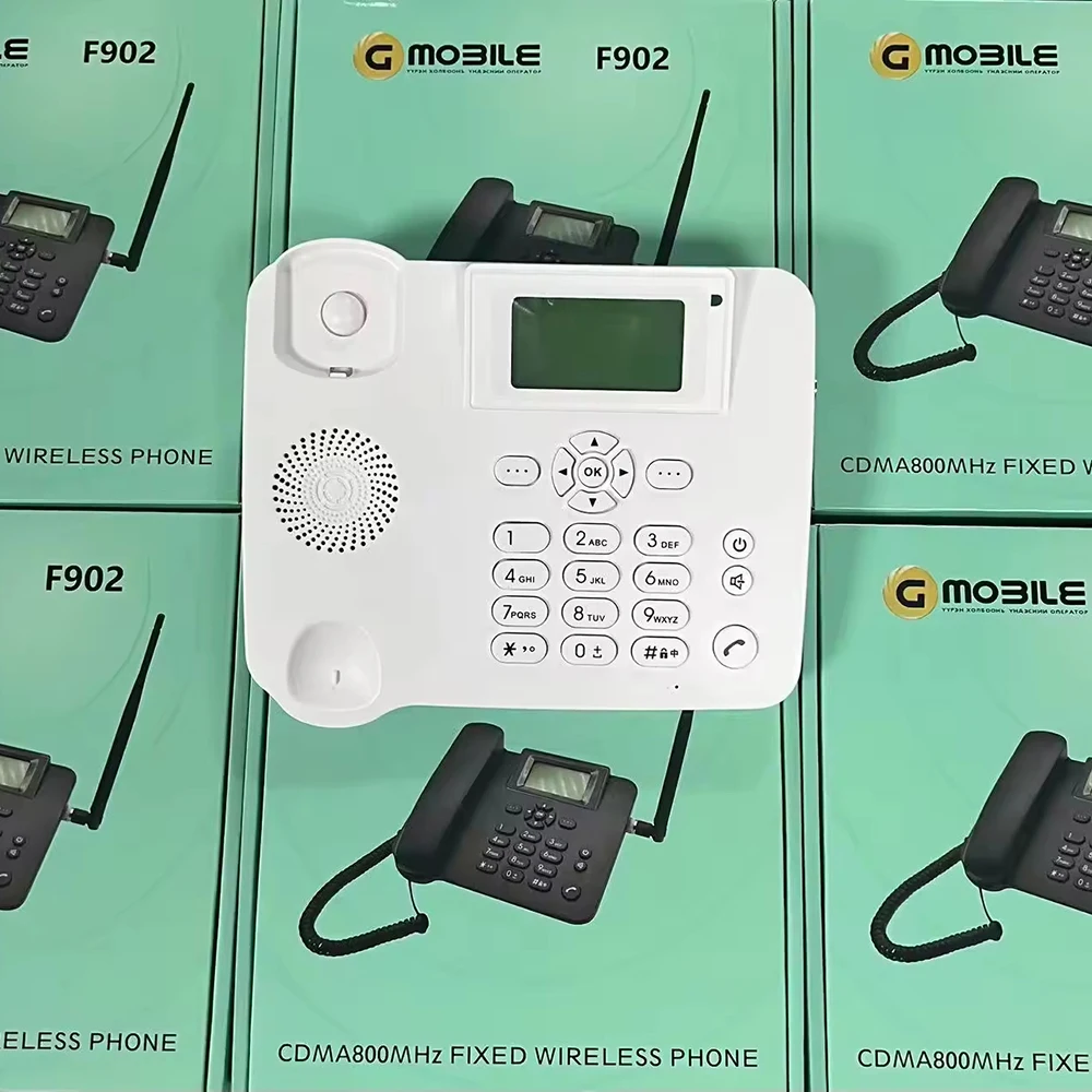 Fixed Phone Alternative with CDMA Support - Robust 800MHz Network Coverage with Antenna Boost for Clear Voice