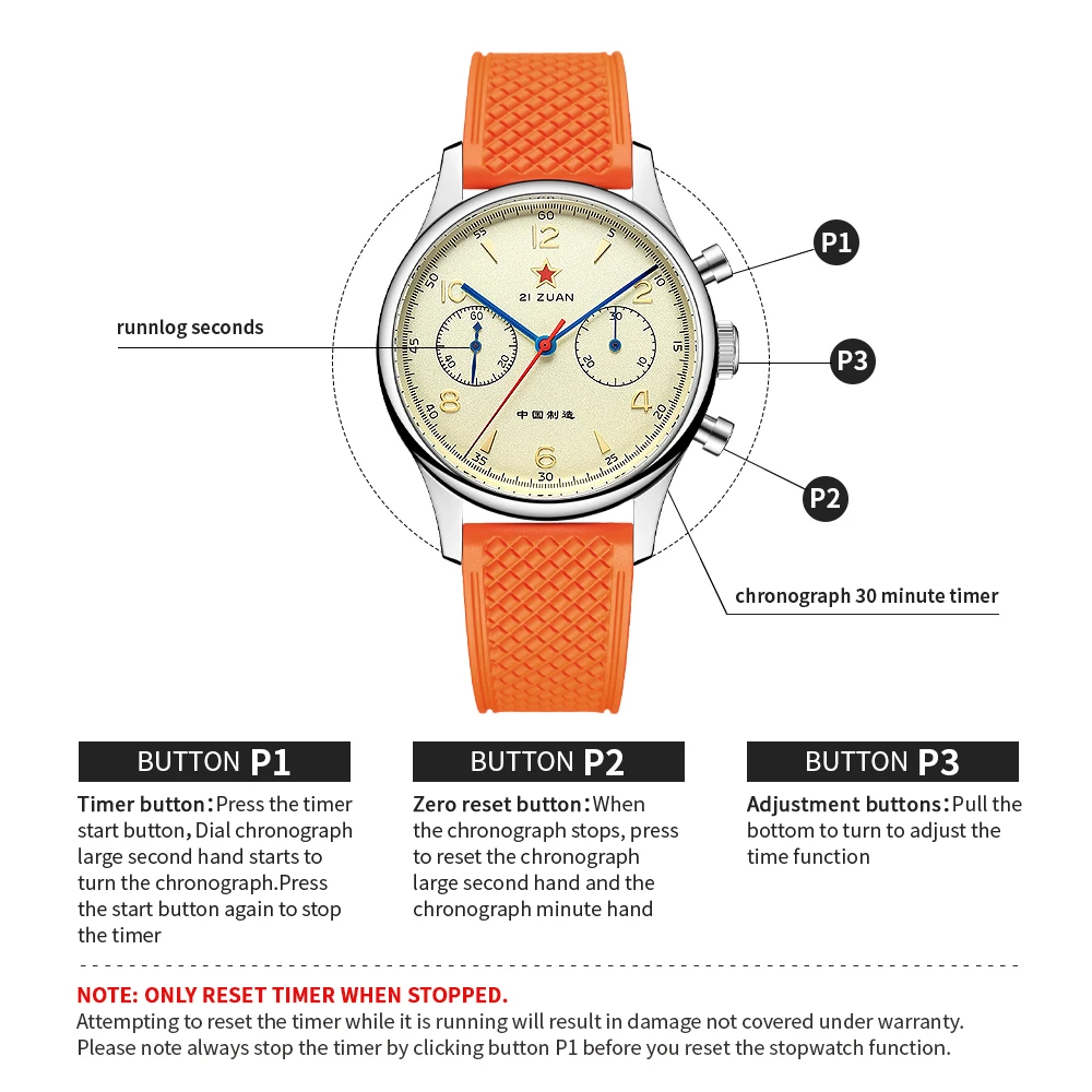 SEAKOSS 38 مللي متر 40 مللي متر للرجال 1963 كرونوغراف FKM سيليكون ساعة ميكانيكية الطيار النورس ST1901 حركة سلاح الجو الطيران الياقوت #6