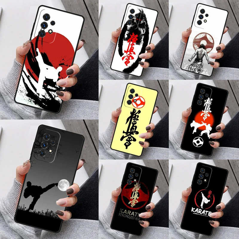 

Kyokushin Karate Symbol Phone Case For Samsung Galaxy S25 S23 S30 S8 S21 S20 FE S24 S22 Note 10 20 S8 Plus lite Ultra