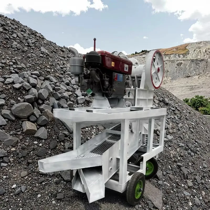 PE150X250 Small Mobile Stone Crushing Machine Jaw Crusher for Gravel Screening And Crushing Plant Best Stone Machinery