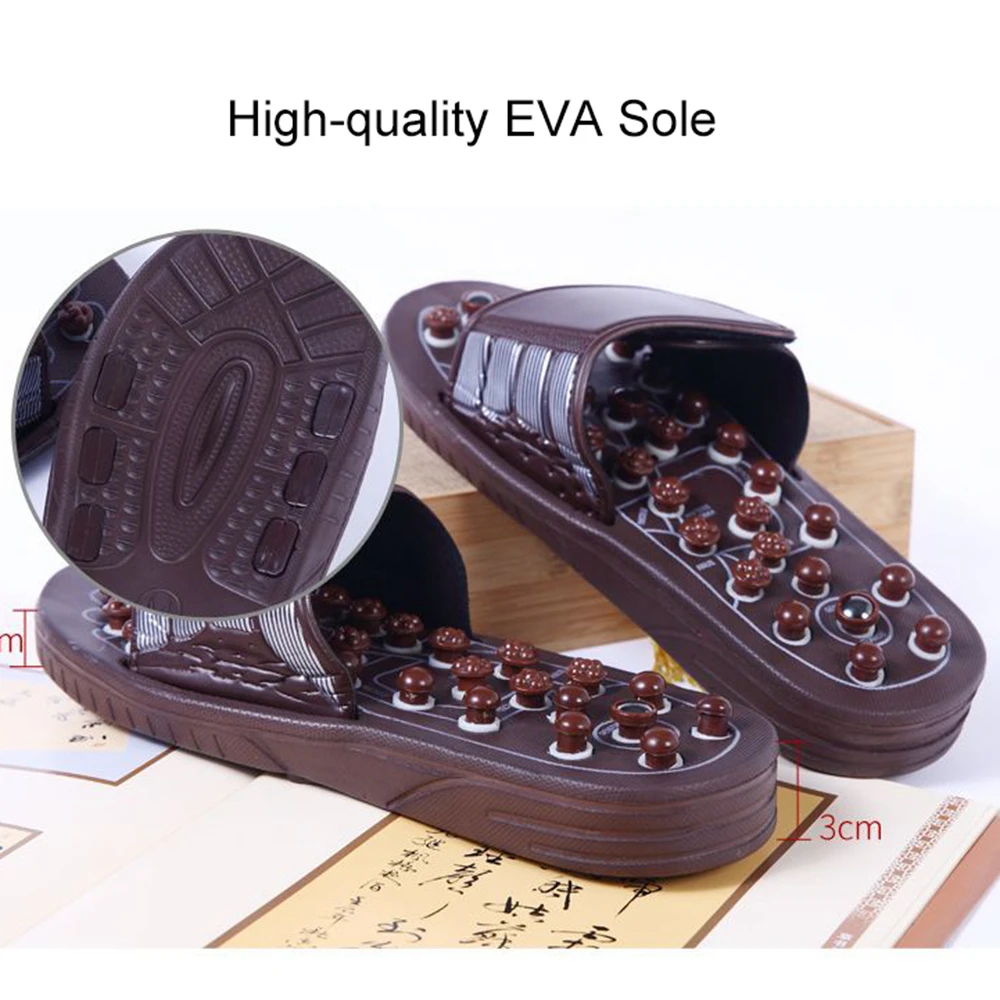 Acupressure Slippers Foot Pain Relief Massage Slippers Plantar Fasciitis Relief Sandals Acupuncture Relaxation Shoes Massager