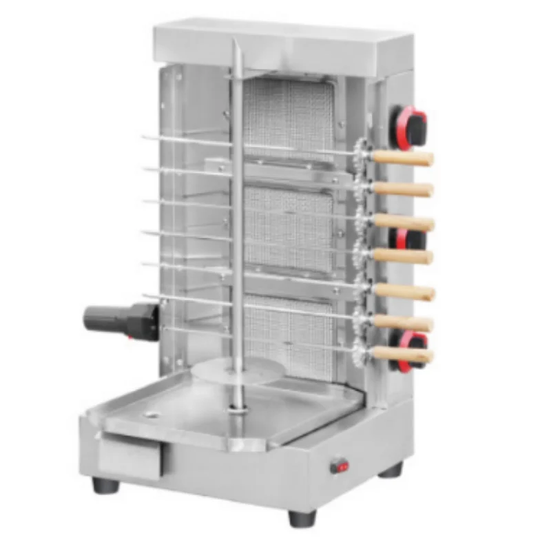 

Three Burners Sharwarma Machine, Kebab Machine, skewer can turn around