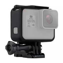 PULUZ ABS Plastic Housing Shell Frame Mount Protective Case Cage with Pedestal and Long Screw For GoPro HERO(2018)/7 Black/6/5