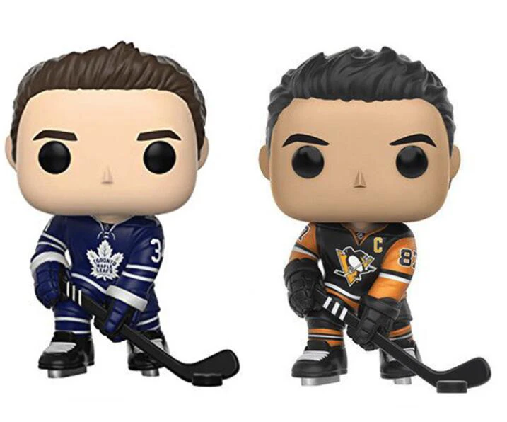 Eishockeyspieler Sidney Crosby & Auston Matthews Figurensammlung Vinyl Puppe Modell Spielzeug