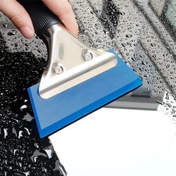 Car Window Glass squeegee Strips Vinyl Film Soft Rubber Squeegee for Vinyl Wrap Car Paint Protection Film Install Scraper