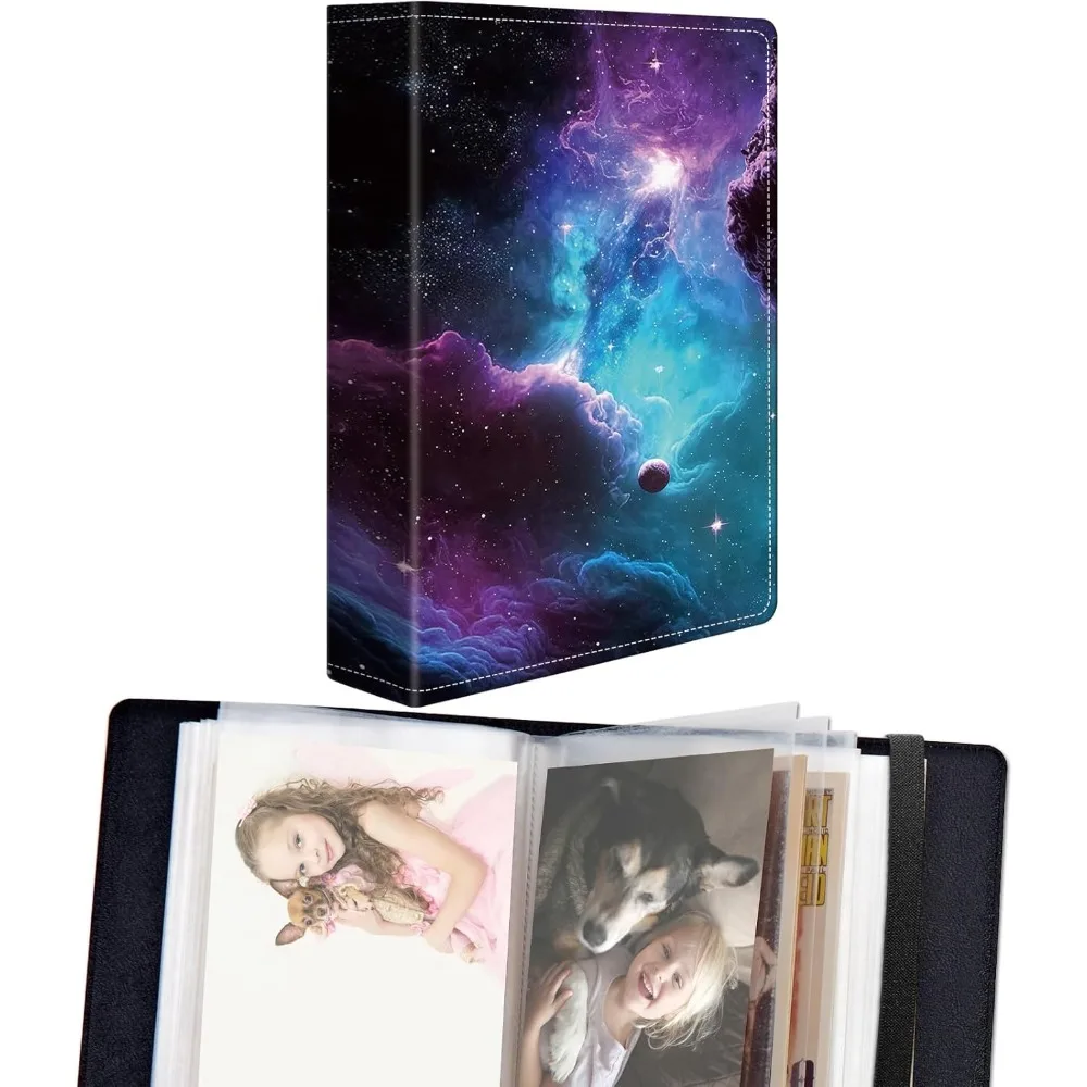 

Small Photo Album 4x6 60 Pockets 120 Photos - Adventure Book Baby Photo Albums Photo Books for 4X6 Pictures Memory Book