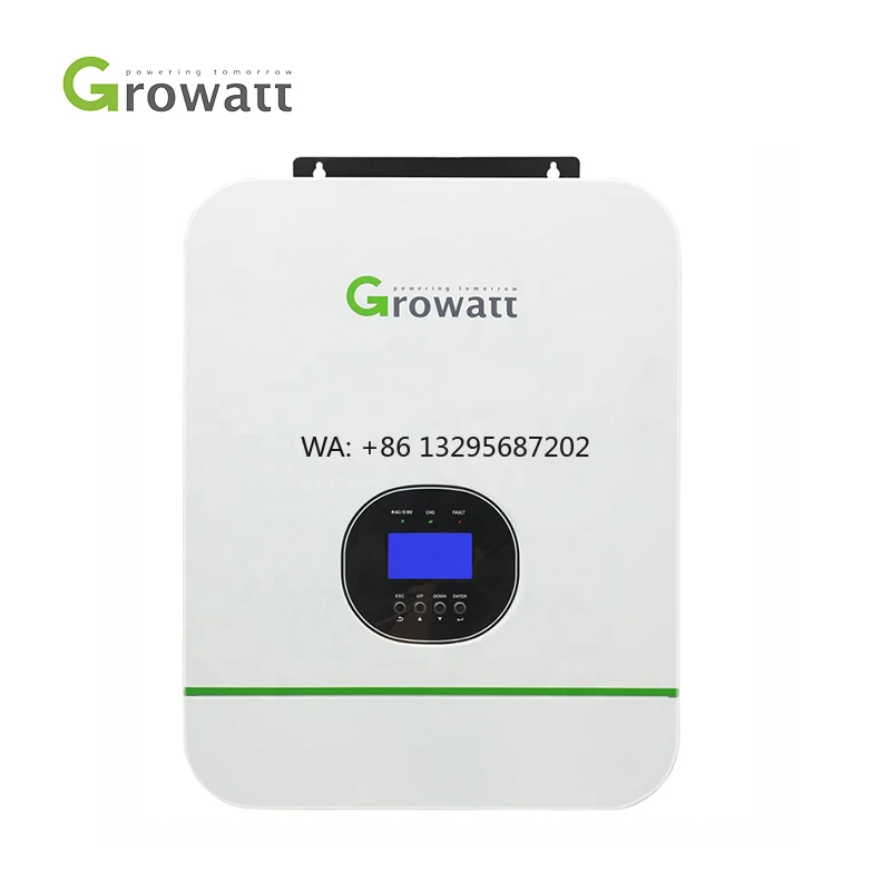 

Growatt Solar Inverter SPF 3000TL LVM 24P 48P 3kw 3000kw Off Grid Energy Storage Inverter