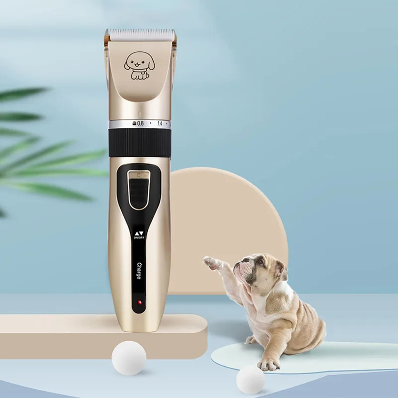 Professional USB Rechargeable Hair Clipper for Pets, Grooming Trimmer, Cat Shaver, Animals Haircut Machine, Pet Supplies