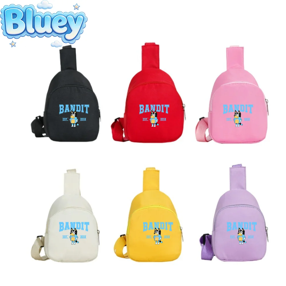 

Mochila Infantil Personalizada Bluey 2026 Bolsa De Peito Nylon Leve Ajustavel Para Bebe Crianca Presente