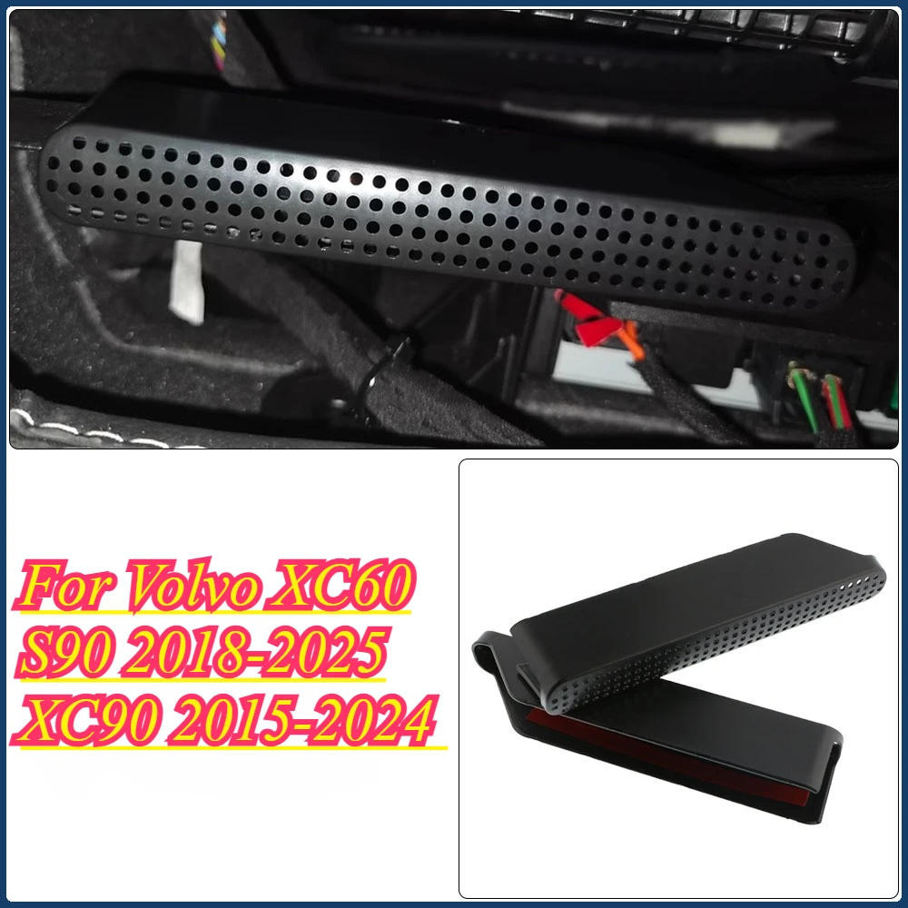 Car Seat AC Heat Floor Air Conditioner Duct Vent Outlet Grille Cover for Volvo XC60 S90 2018-2025 XC90 2015-2024 Accessories