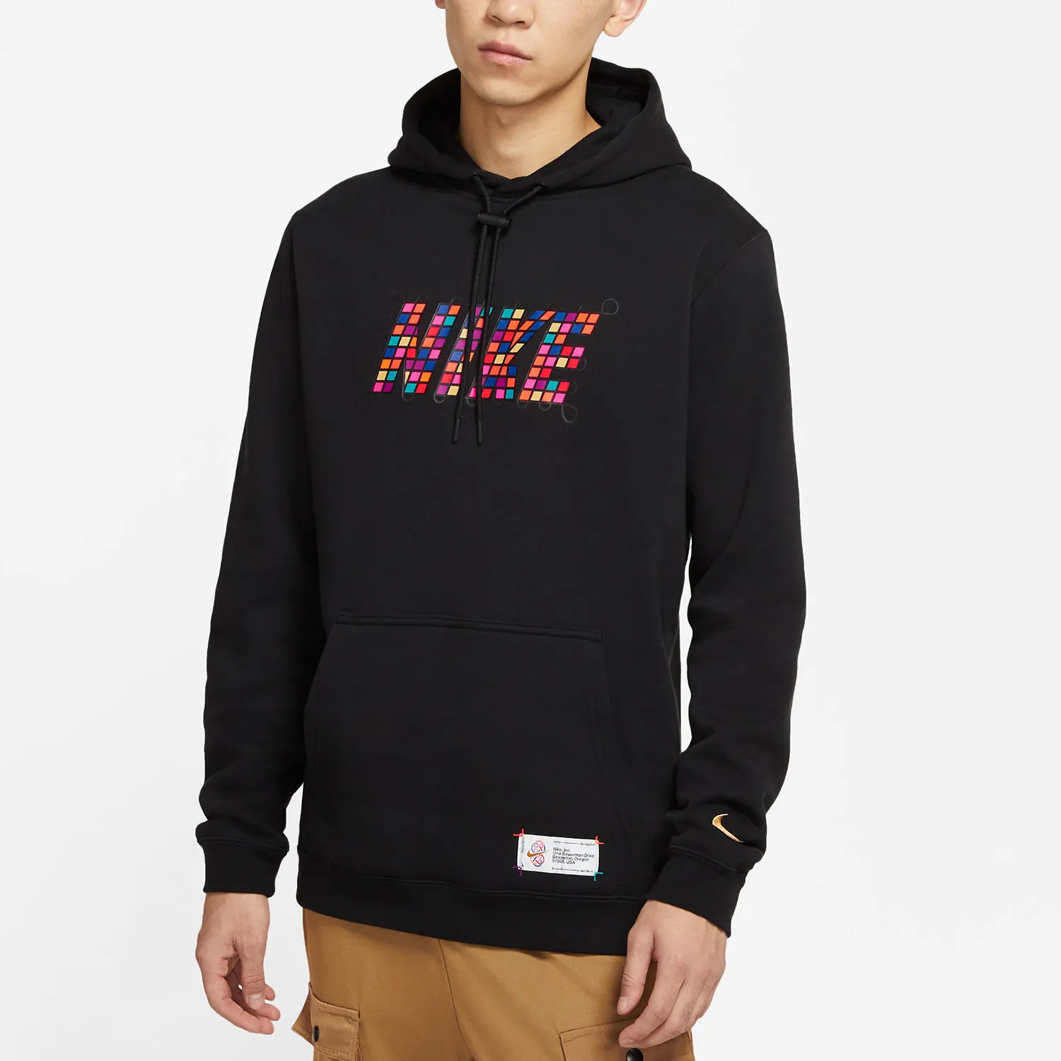 

Nike Genuine Product Current Season New Men's Casual Fleece-Lined Pullover Hoodie DH1382-010