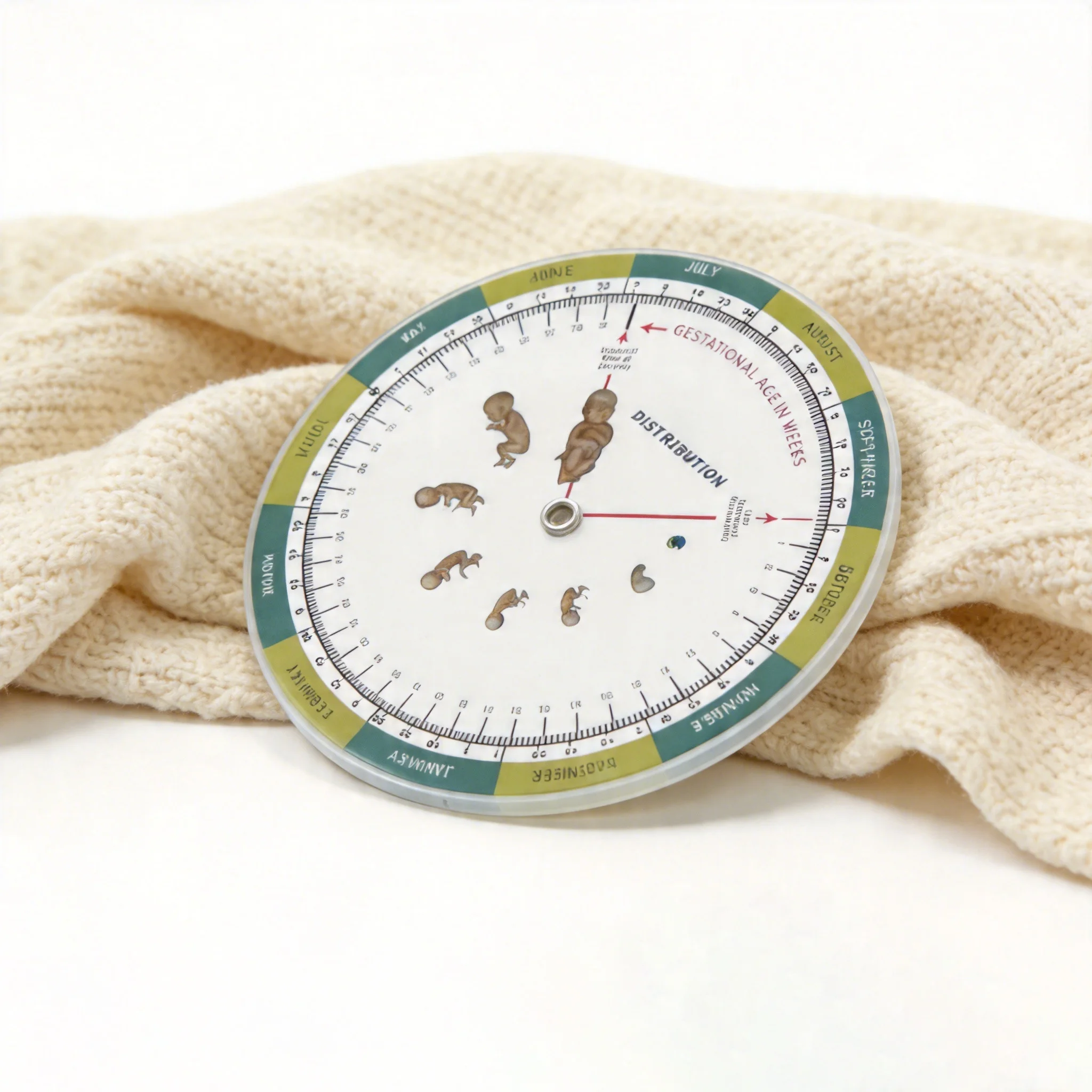 Pregnancy Calendar:A calculator for the due dates of pregnant patients Wheel Designed for obstetricians gynecologists patients