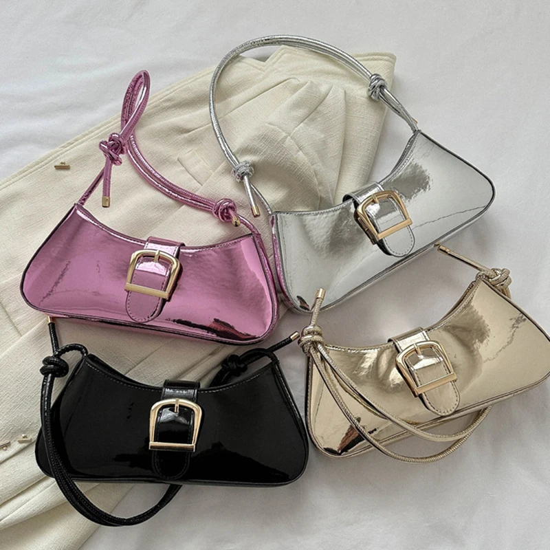 

1PCS New Minimalist Solid Color Texture Underarm Single Shoulder Fashion Casual Stick Trendy Bag