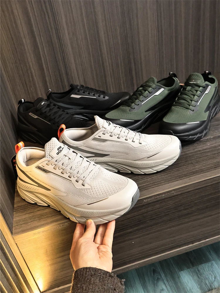 

Men's Outdoor Hiking Shoes Spring New Style Breathable Casual Shoes Seamless Glueing Shoes Upper Comfortable Walking Shoes