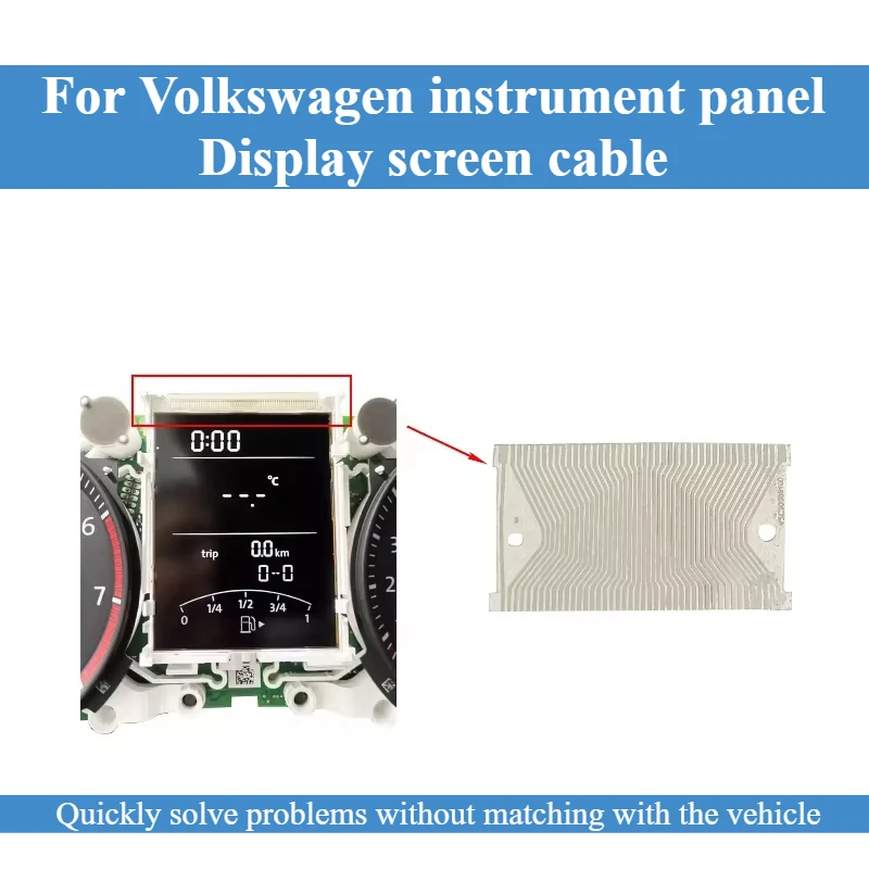 

For Volkswagen Lavida SKODA Sagitar Santana The Instrument Display Screen Is Missing Words and The Wiring Is Damaged 1pc