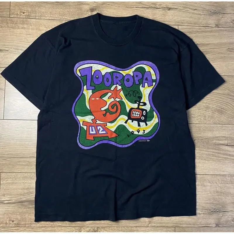 

Новая футболка U2 Zooropa Tour 1993 года, размер S 5XL, редкая перепечатка