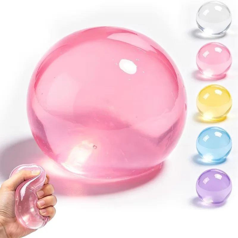 2026 New 7 Types of Coconut Oil Stress Relieving Balls Coconut Oil Squishy Pinch Music Stress Relieving Toy Easy to Clean
