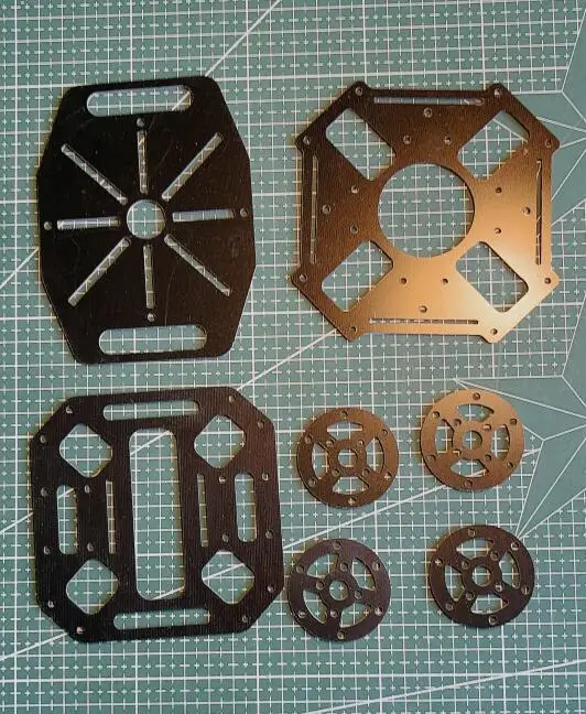 Main Frame Board Center Plate /Landing skid/PCB/screws parts for SK450 Dead Cat /S500 SK500 Quadcopter RC drone Multicopter