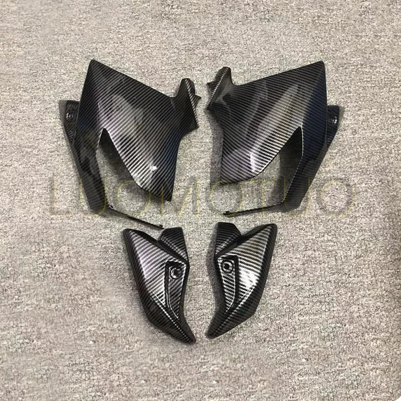 Carbon Fiber Paint Motorcycle Fuel Tank Side Panel Front Turn Lamp Shell Headlight Side Bracket Fairing Fit For GSR400 GSR600