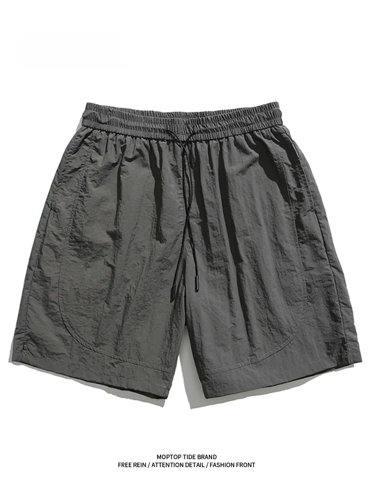 

MMOPTOP Men's Outdoor Casual Pants Qui Dry Loose Fit Spring Summer Five-Quarter Length Military een Workwear Sle