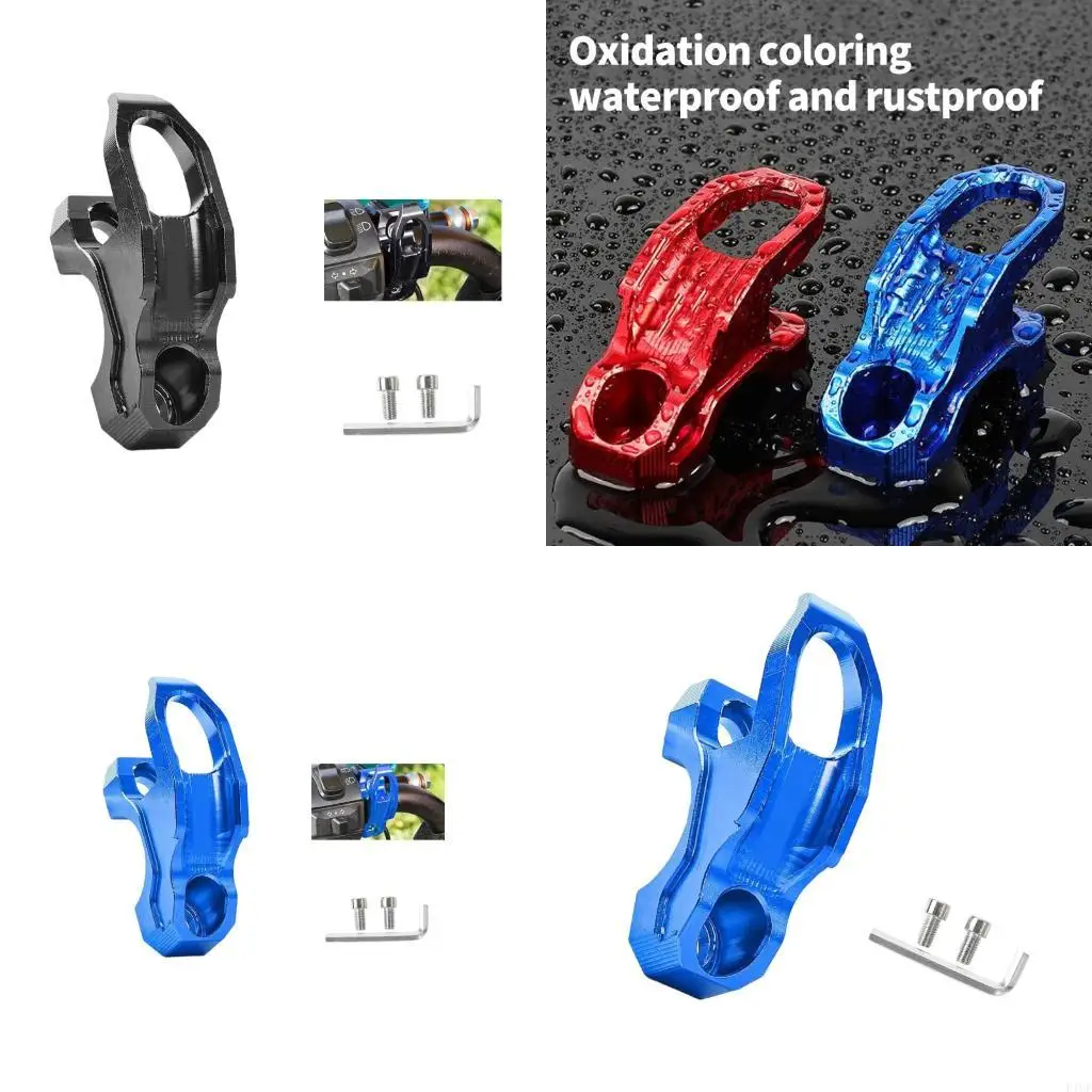 F1CF Motorcycle Aluminum Handlebar Luggage Helmets Hook Helmets Bag Hanger Holders