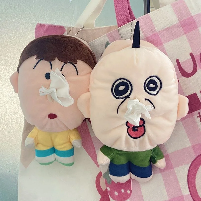 

Bang Bang Yuzhi Doll Paper Box Anime Korean Tissue Box Cute Cartoon Soft Plush Bag Pendant Paper Bag Home Room Paper Case