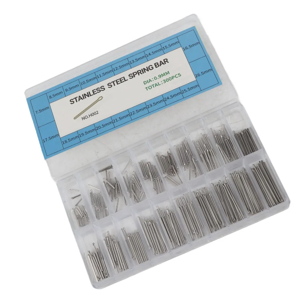 304 Stainless Steel Watch Bracelet Split Pins 0.9mm Thickness 1.0mm Thickness Wristwatch Split Pins Bracelet Split Pins Home Use