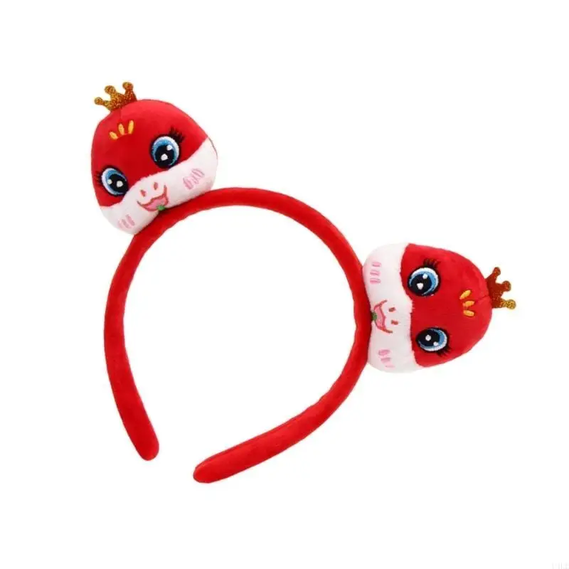 U4LE Băng đô hình rắn hợp thời trang Phụ kiện tóc ngày lễ Mũ sắt dành cho cá nhân thời trang