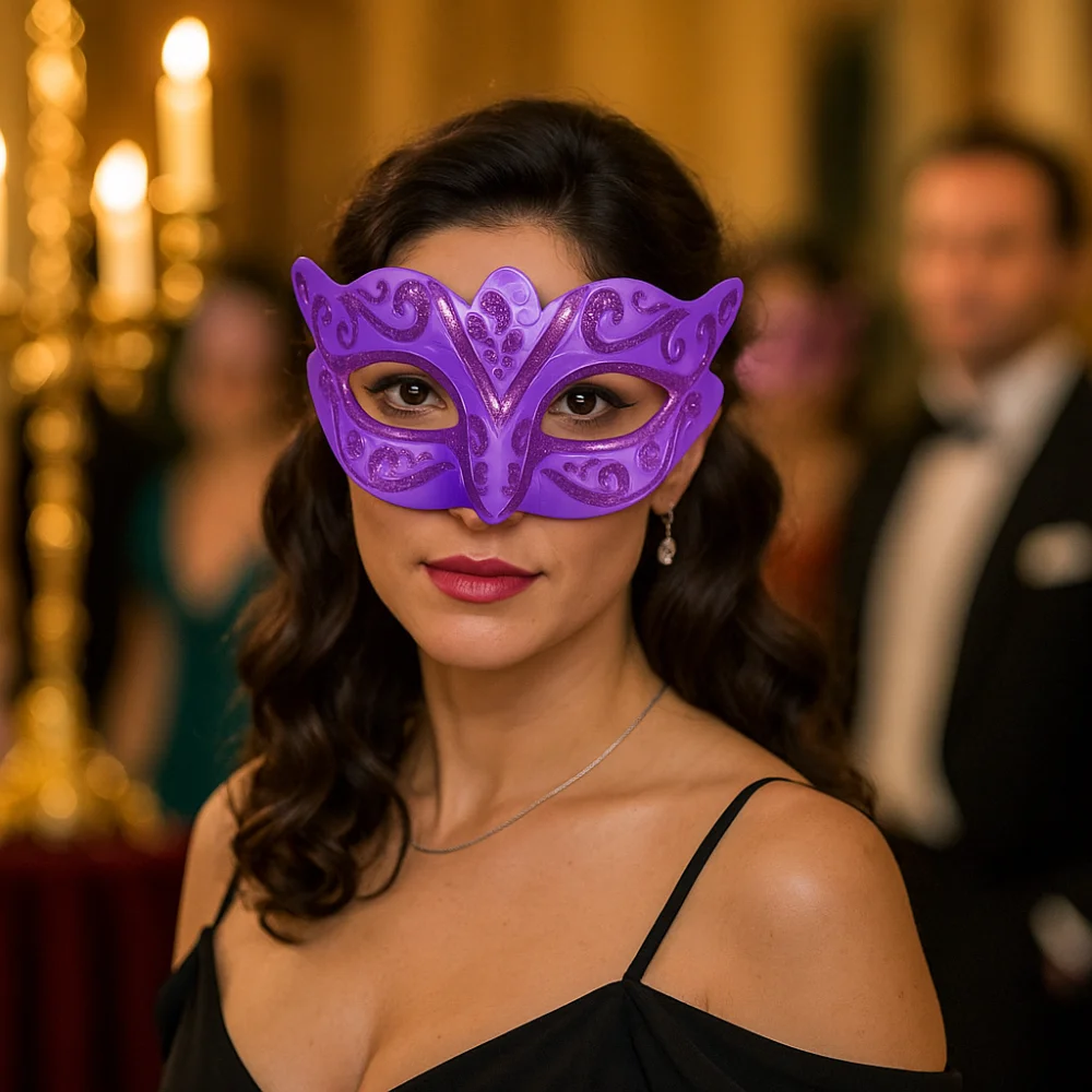 

Party Cosplay Props Halloween Masks Half Face Mask Masquerade Cosplay Mask Glitter Mask Carnival Costume Props Plastic