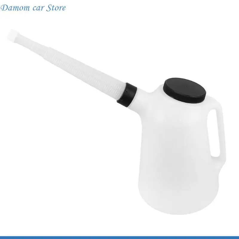 A2UC Oil Jugs with Spout Oil Dispensing Bottles Measuring Container Jugs Tools Leakageproof 5 Litre for Fluid