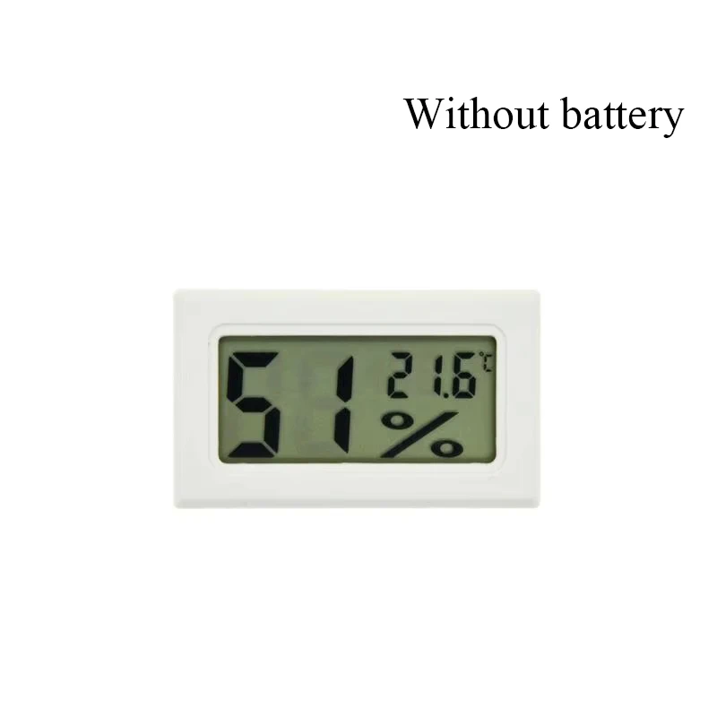 Mini Thermometer Sensor Hygrometer Gauge Refrigerator Aquarium Monitoring Display Humidity Detector Convenient Digital LED