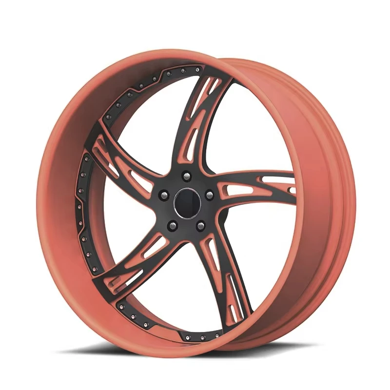 

New Trends 6061-T6 Alloy Wheel Hub 18 19 20 21 22 23 24 Inch High Quality Aluminum Chromium Wheel 4 Piece Wheel Hub