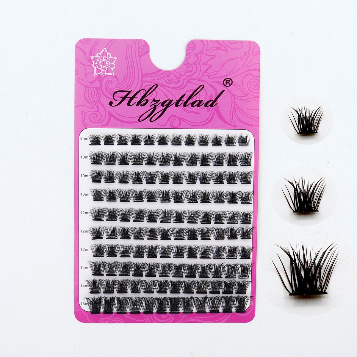 120 Bundles 3D Fluffy Single Cluster False Lashes Russia Volume Fans Individual Eyelash Segmented Fake Lashes For Makeup Cilia