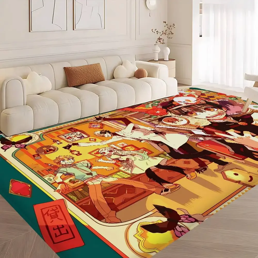 Toilet Bound Hanako Kun Bathroom Mat Non-Slip Laundry Room Mat Laundry Decor Balcony Child Living Room Toilet Rug